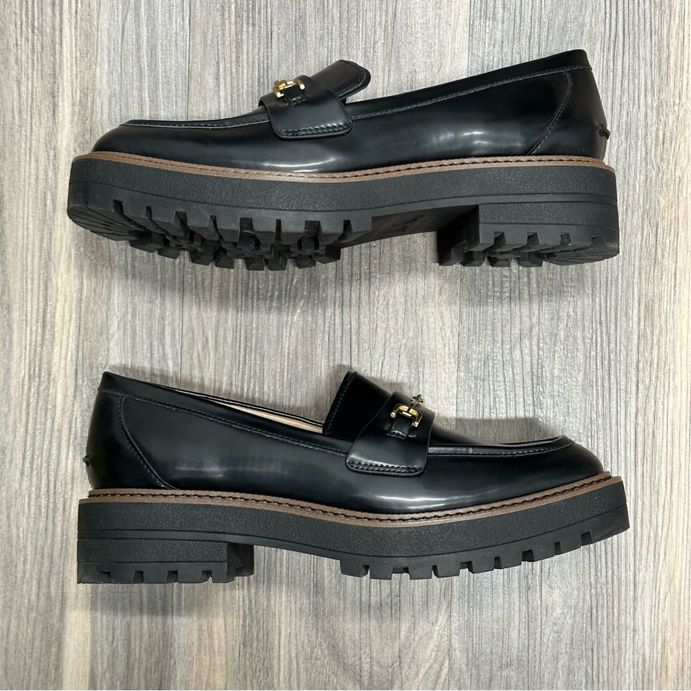 Sam Edelman Laurs Black Loafers - Picture 3 of 12